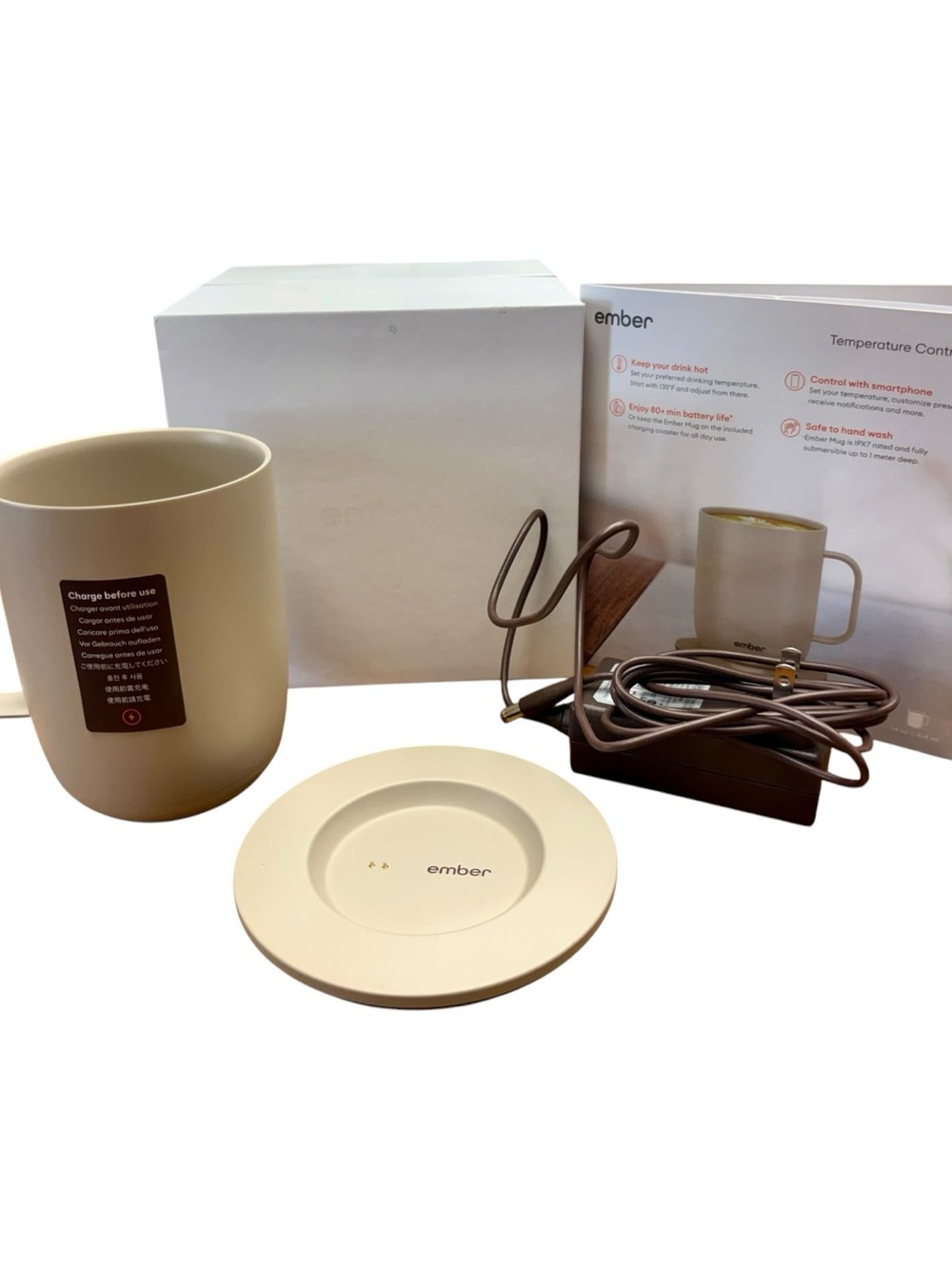 Ember Mug2 Temperature Control Smart Mug 2 Heated 14 Oz Mug ² - Sandstone